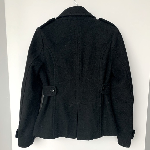 Women’s black pea coat - Picture 3 of 3